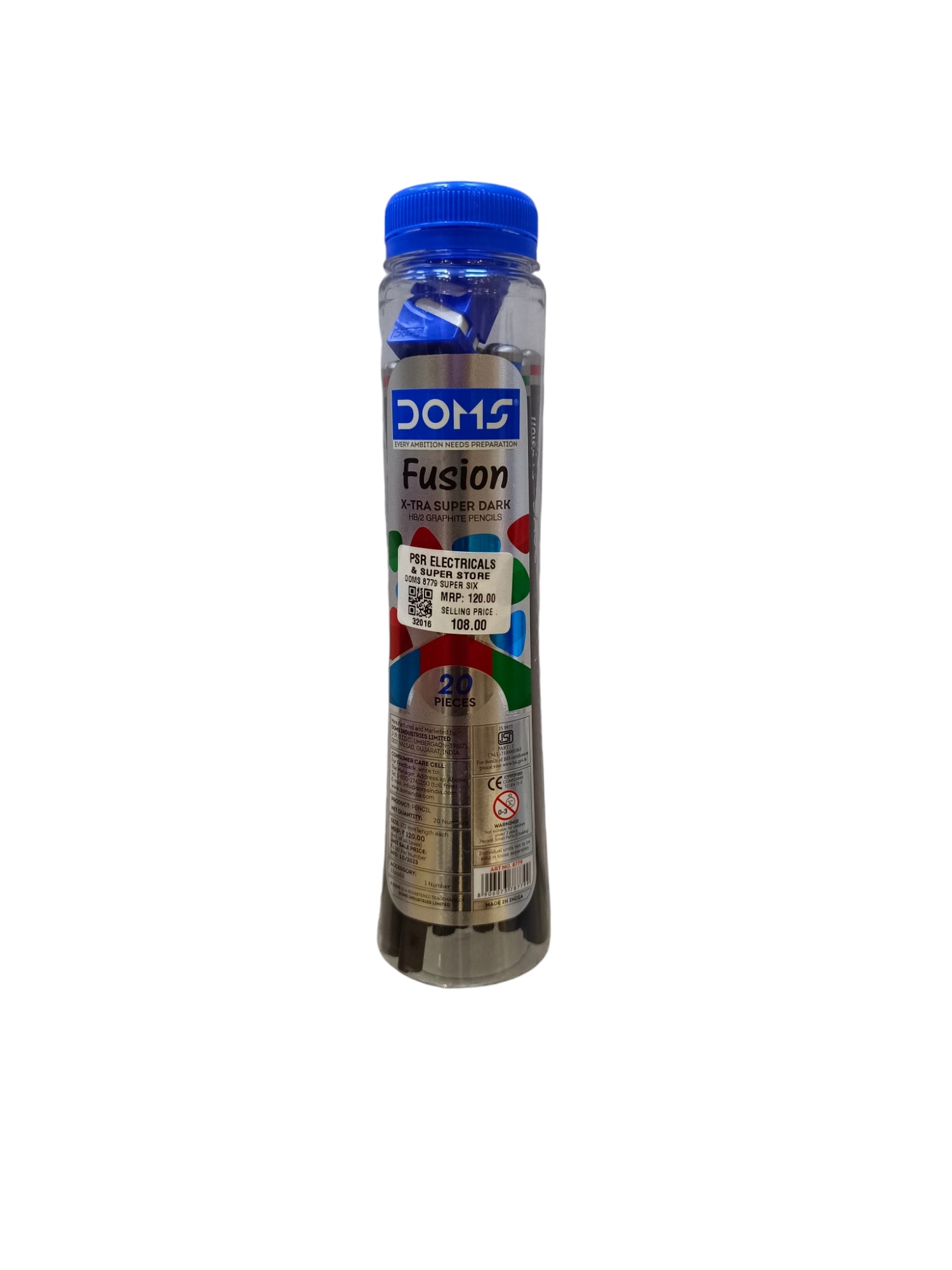 DOMS 8779 SUPER SIX FUSION PENCIL DOMS 8779 SUPER SIX FUSION PENCIL